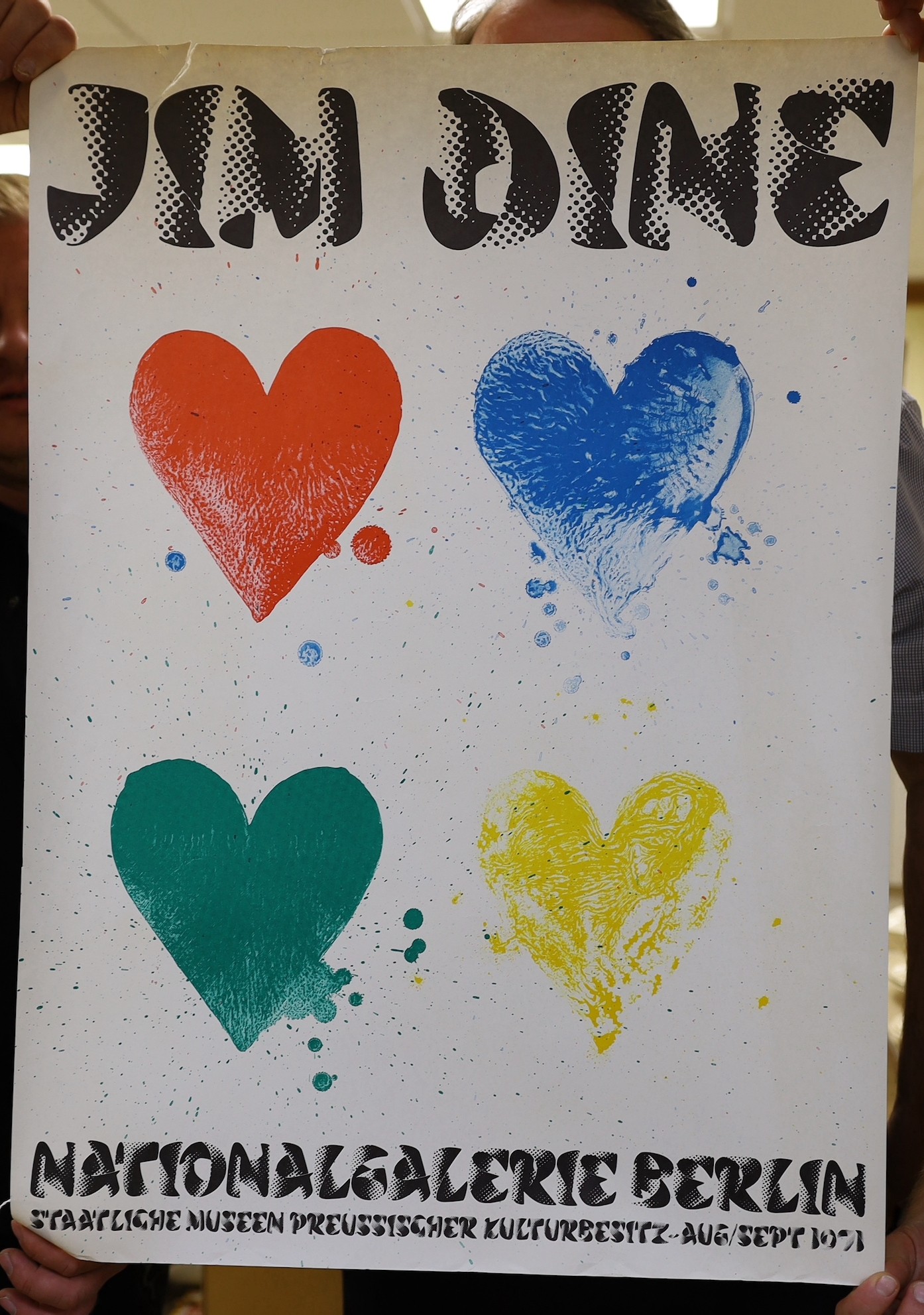 Jim Dine - two coloured posters